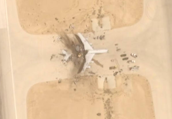 美国一架E3预警机遭伊朗摧毁,最新卫星照曝光