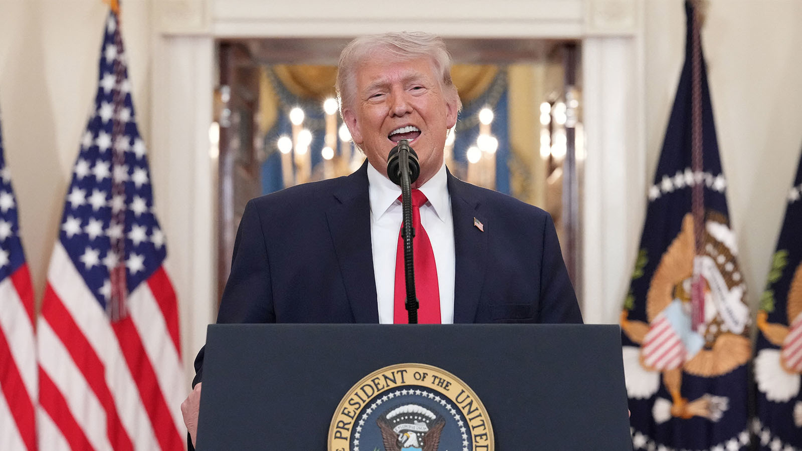 对伊朗开战以来特朗普首度发表电视讲话 自行宣称对伊战事取得“压倒性胜利”