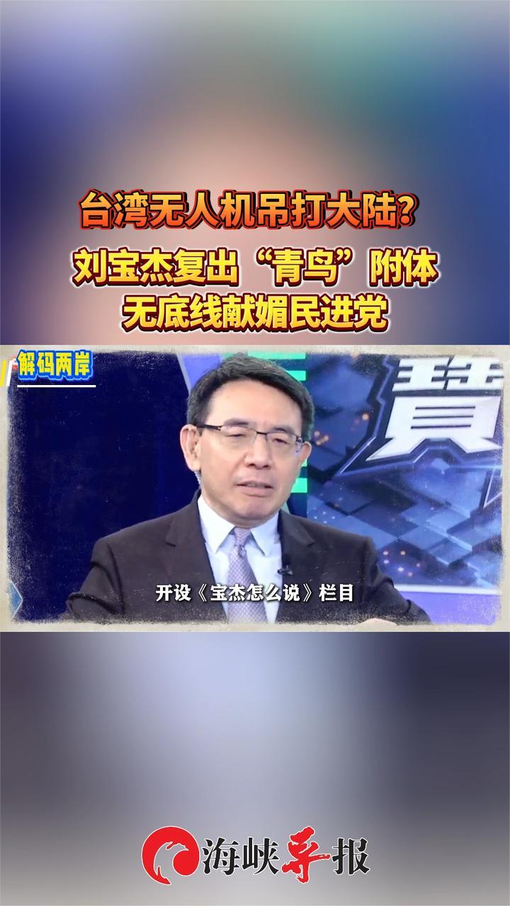 台湾无人机吊打大陆?刘宝杰复出“青鸟”附体,无底线献媚民进党_凤凰网视频_凤凰网