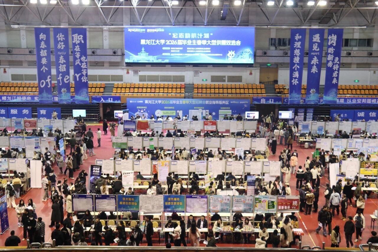 黑龙江大学双选会现场