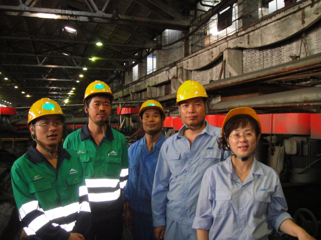 在金川公司做浮选试验