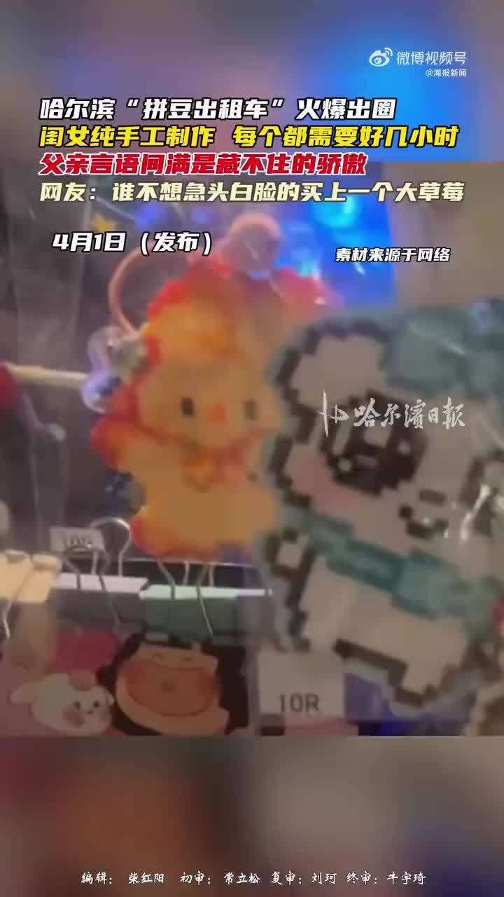 父亲车上卖女儿拼豆收入反超车费