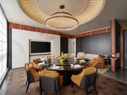 长春高新洲际酒店彩丰楼中餐厅包房