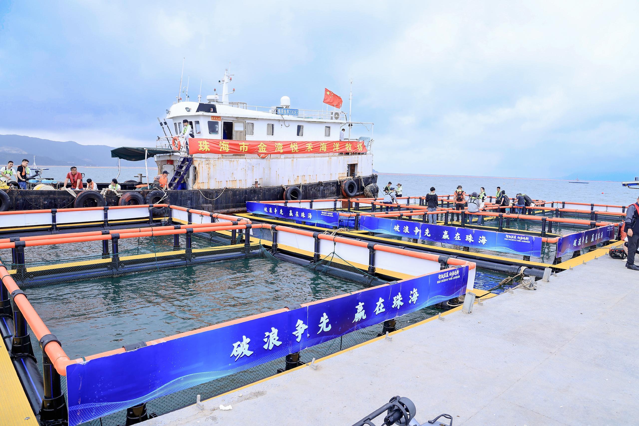 带着1500万订单开赛！湾区首届海洋牧场机器人赛事在珠海深海“实战”