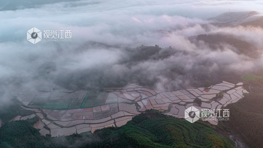 2026年4月1日在江西省吉安市新干县溧江镇培山水库拍摄的画面。