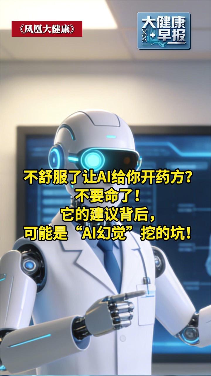 不舒服了让AI给你开药方？不要命了！它的建议背后，可能是“AI幻觉”挖的坑