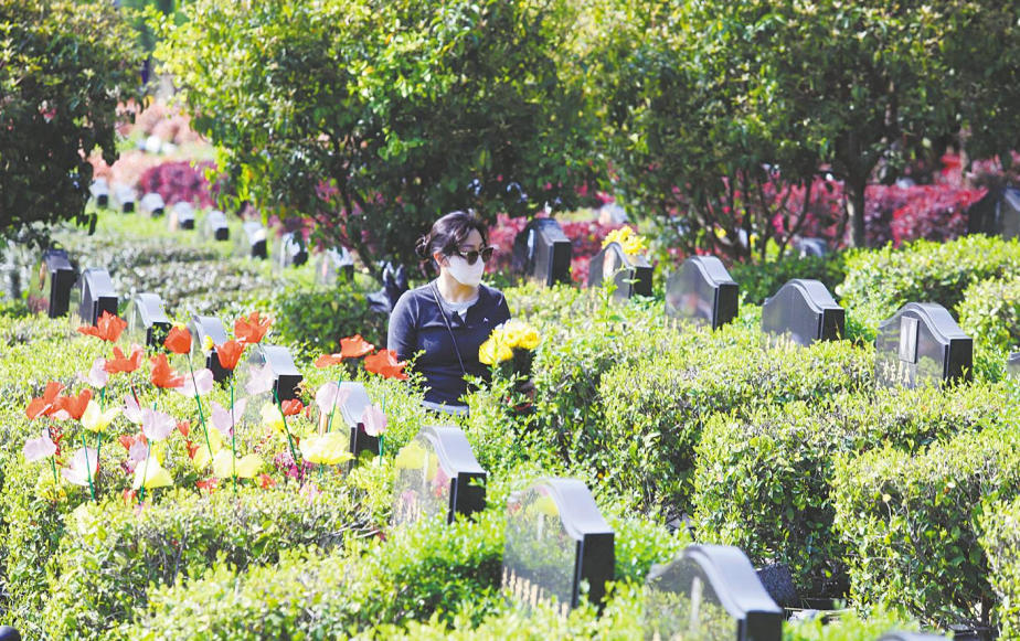 南昌：文明祭扫（图）