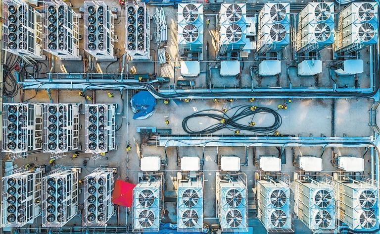 中国移动(甘肃·庆阳)数据中心新型工业化数据中心N02项目 新甘肃·甘肃日报记者 丁凯