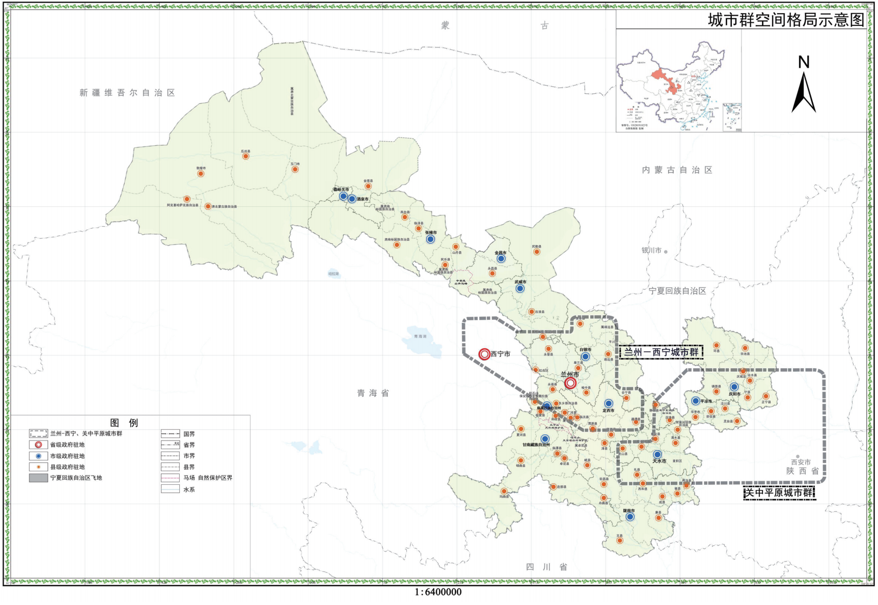 图4 城市群空间格局示意图