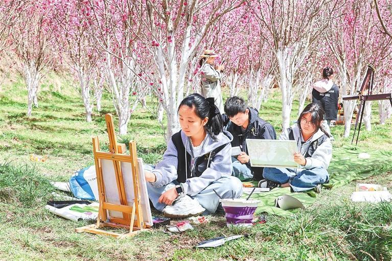 踏青写生　盘小美