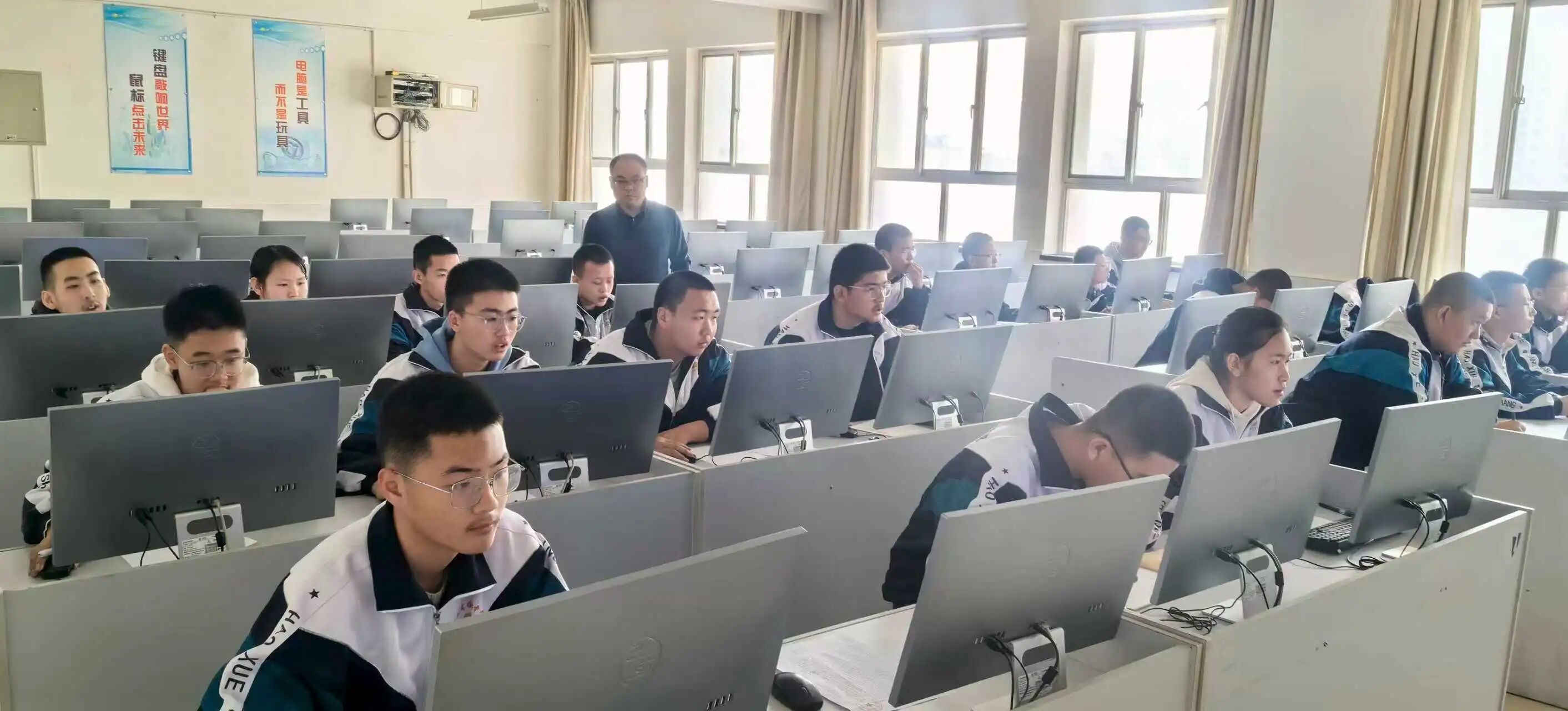 测试现场（图片由甘肃科技馆提供）