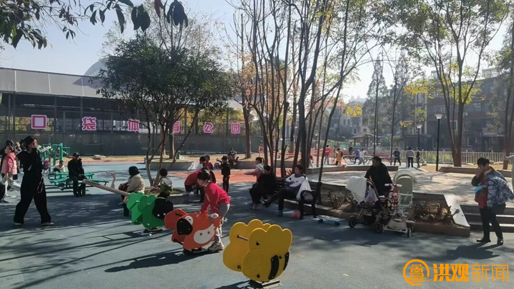 南昌县八月湖街道金沙口袋体育公园(资料图)