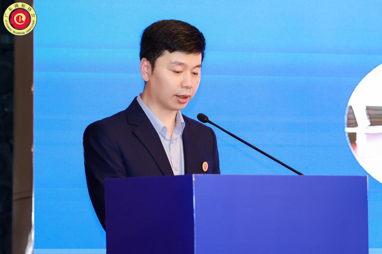 图：广东商标协会秘书长杨畔作《2024-2025年度工作报告》及《2026年工作要点》审议稿汇报