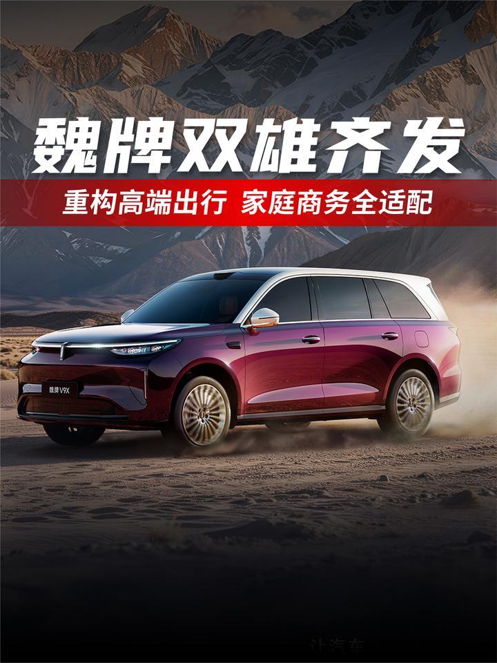 魏牌双雄齐发 重构高端出行，家庭商务全适配