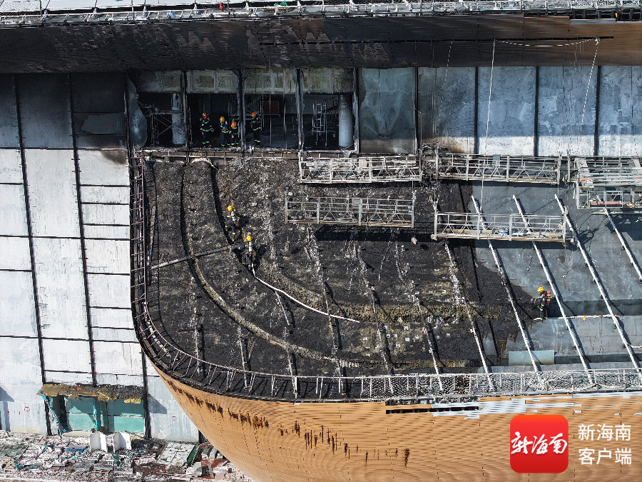 火灾后现场。三亚消防供图