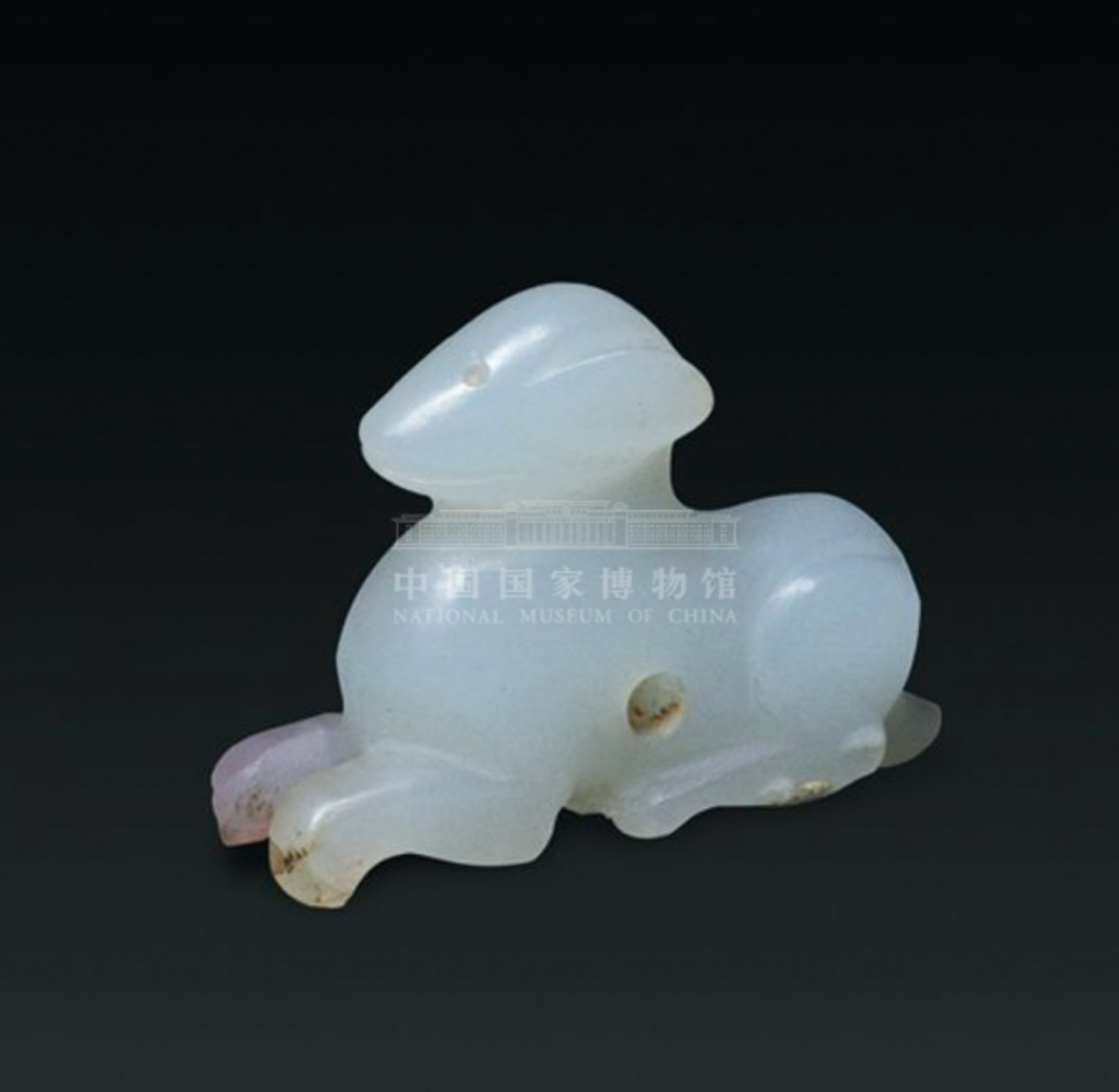 玉兔佩　1957年陕西西安城西的梁家庄隋李静训墓出土　@中国国家博物馆