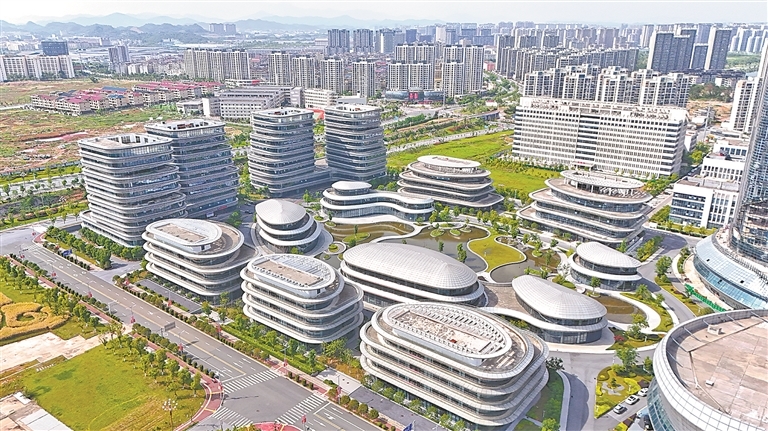 上饶经开区大健康科技产业园。(图片由上饶经开区提供)