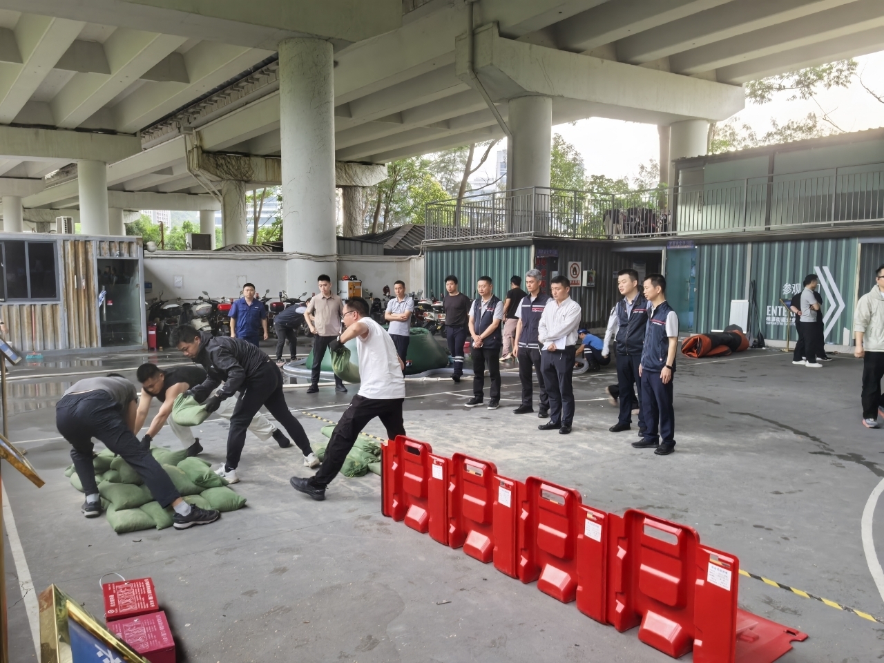 桃源街道2026年森防三防人员技能大比武