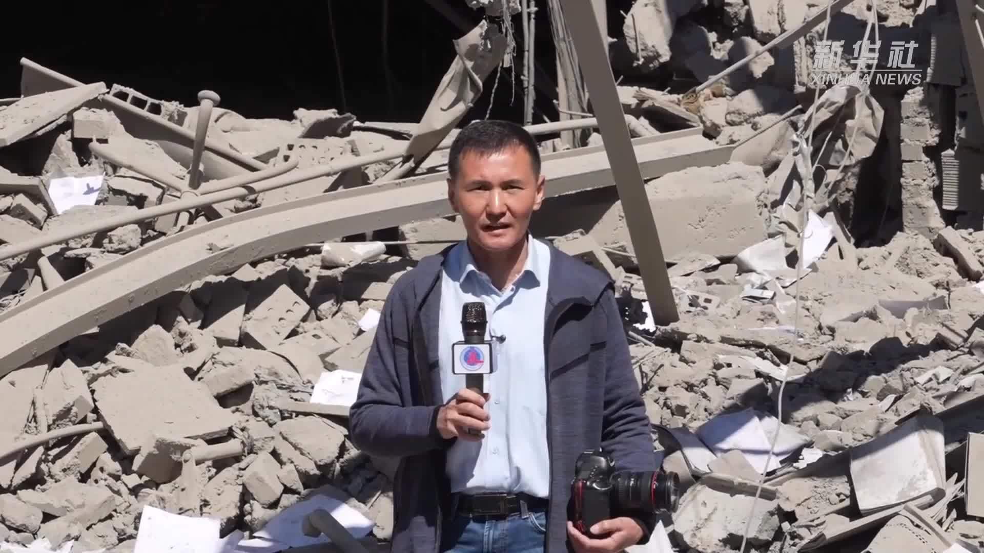 新华社记者探访遭空袭的伊朗谢里夫理工大学