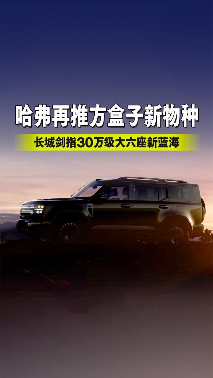 哈弗再推方盒子新物种 长城剑指30万级大六座新蓝海