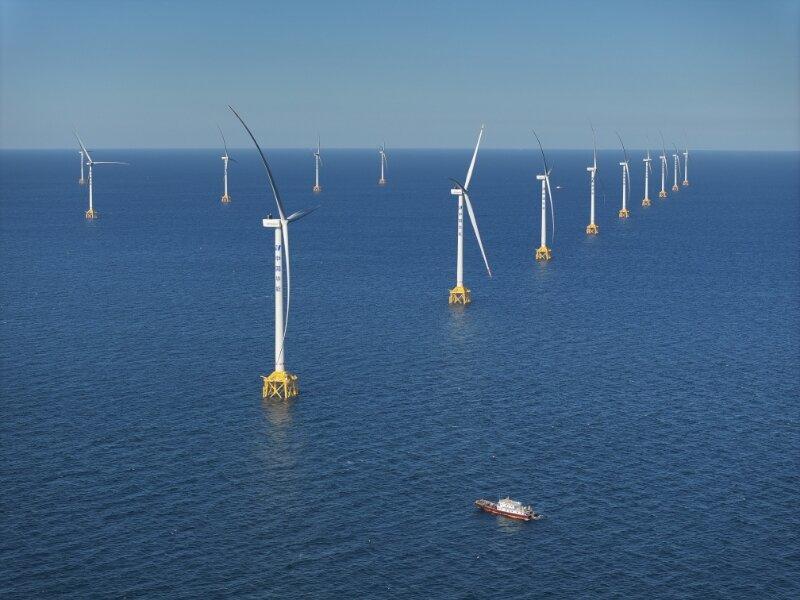 华能山东半岛北L场址海上风电项目。（记者 刘童 通讯员 李佳明 报道）