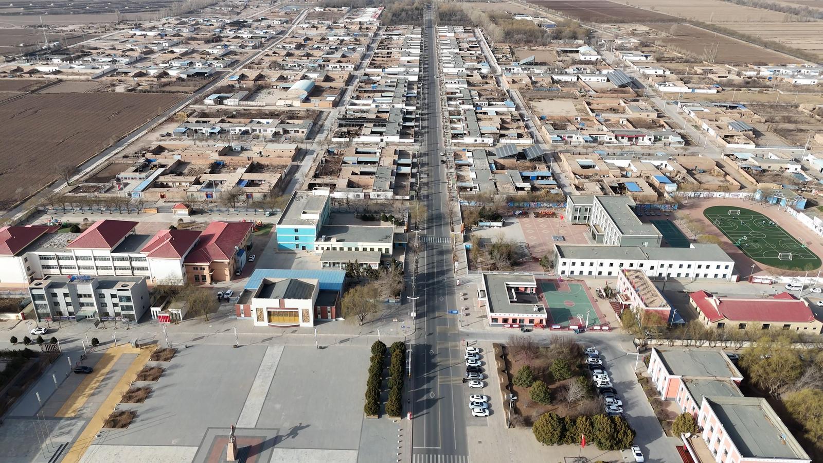 △金川区双湾镇陈家沟村村貌