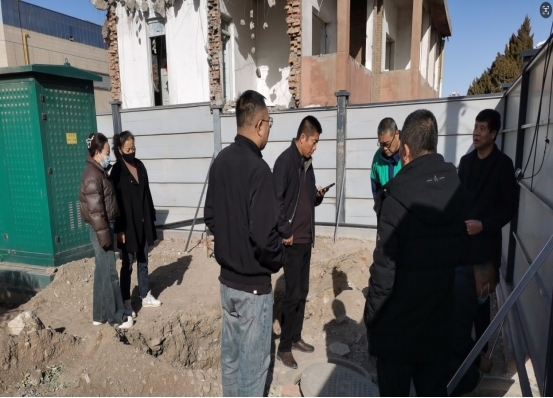 ▲房屋拆迁施工调解现场