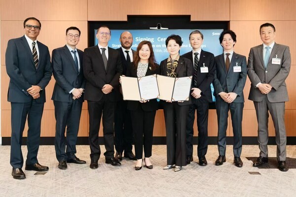图：签约现场合影