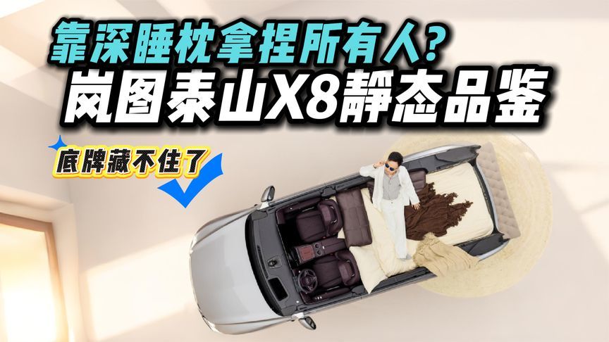 试车前莫名收到深睡枕？岚图泰山X8静态体验，玄机原来在这
