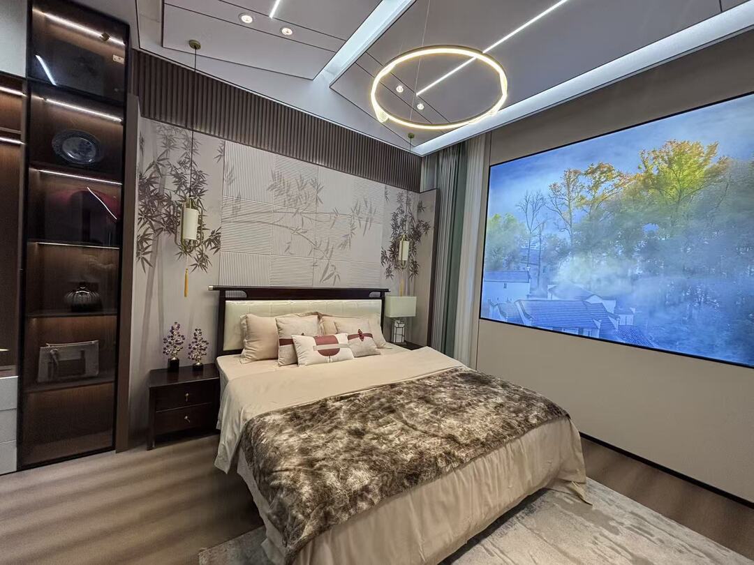 展厅内各式各样的样板间