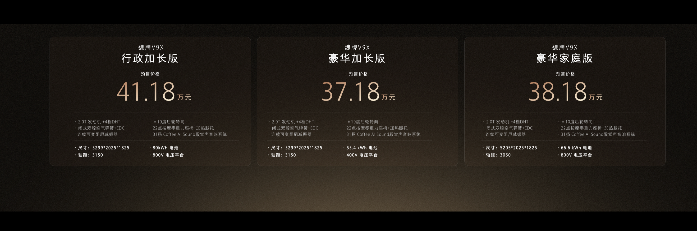 魏牌V9X正式开启预售，预售价37.18万元起_魏牌vv7