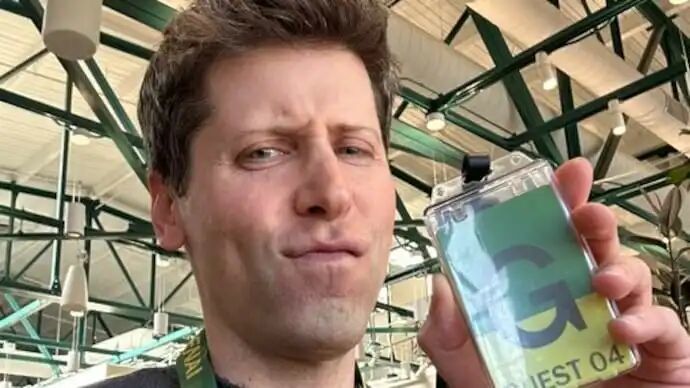 Sam Altman new picture OpenAI office reports of return sacked CEO ChatGPT -  India Today