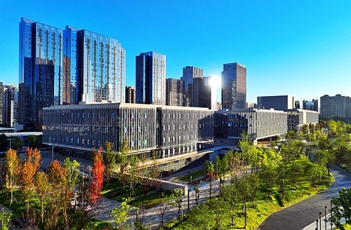 赣州市图书馆全貌。 (赣州市图书馆供图)