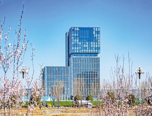 3月22日拍摄的雄安新区中国华能集团有限公司。