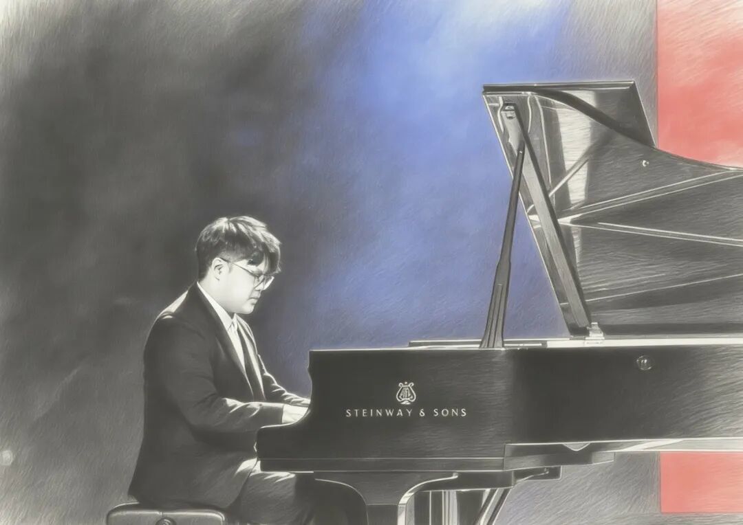 王浩博演出时的画像