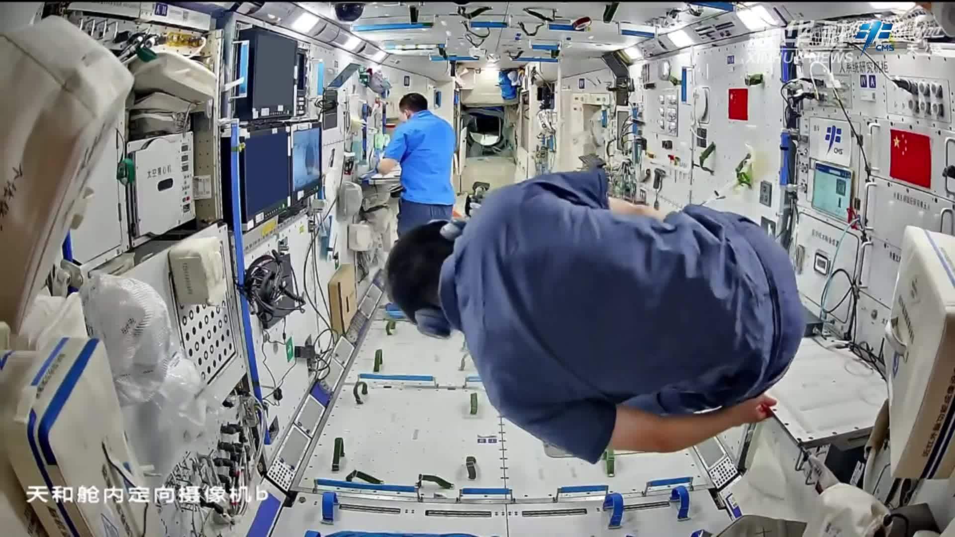 中国空间站动态｜有条不紊的在轨工作日常