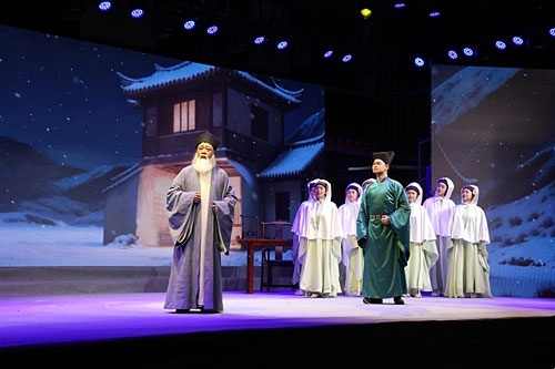 情景剧《玉山讲义》，重现朱熹当年传道授业的场景。