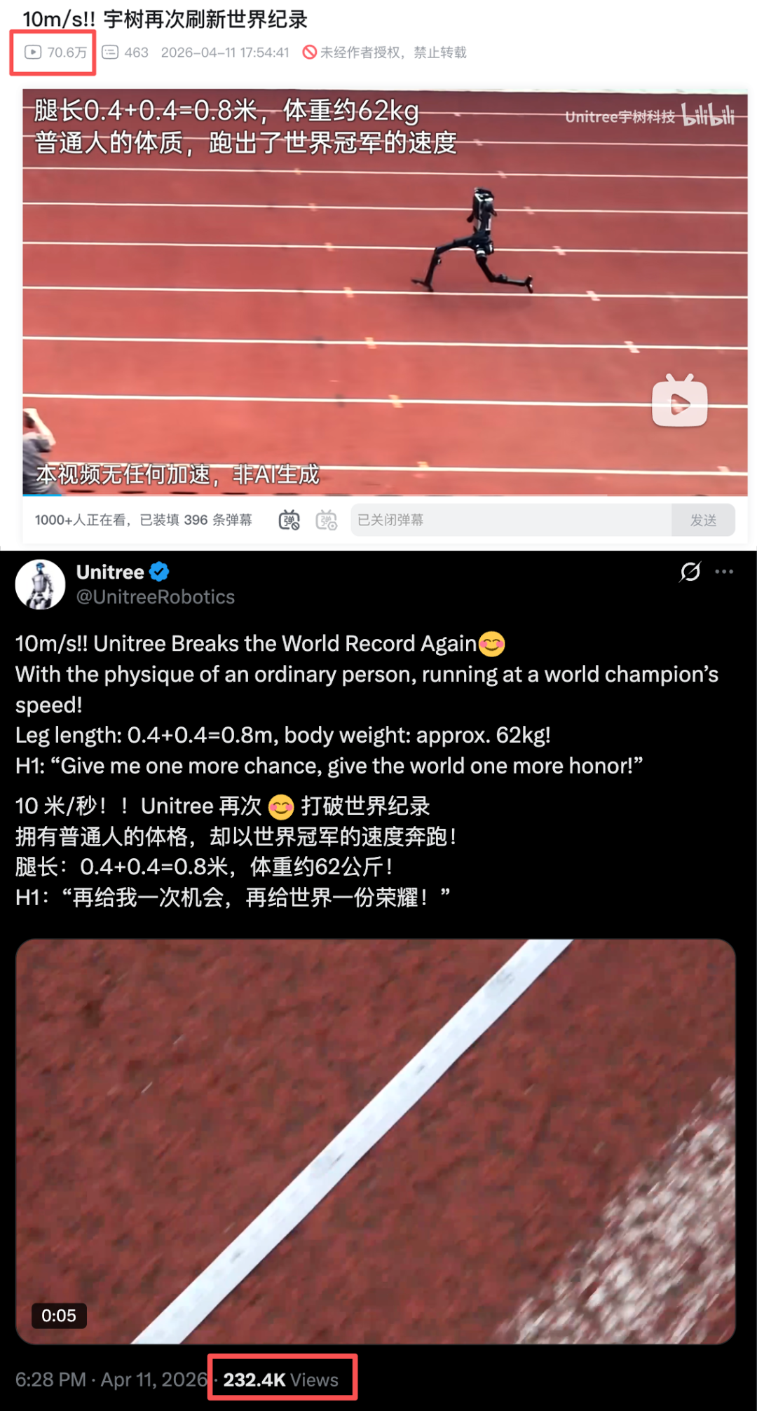 宇树机器人再破世界纪录,1秒10米“贴地飞”,连头都不要了