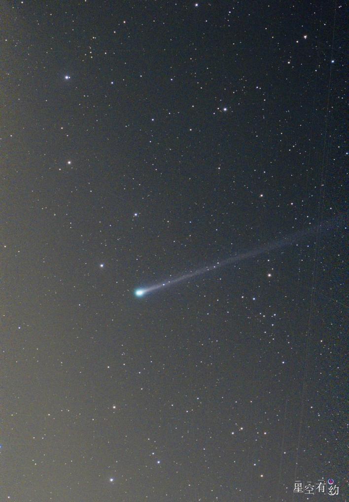 4月10日，在辽宁大连拍摄的C/2025 R3彗星。（刘松涛　摄）