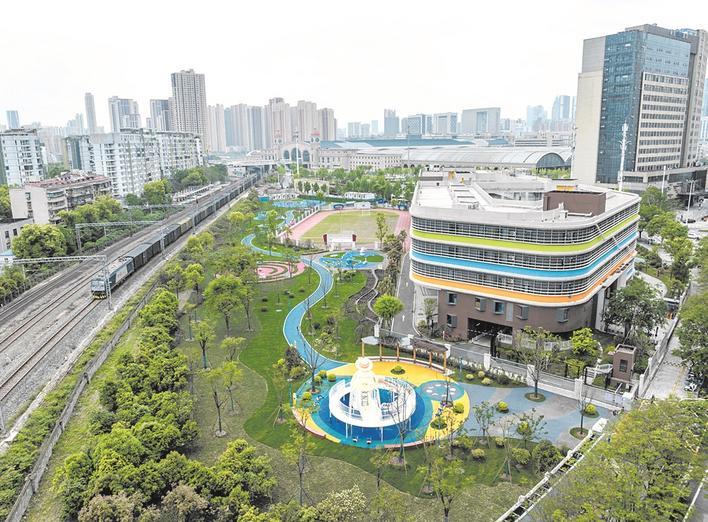 星河公园俯瞰 通讯员供图