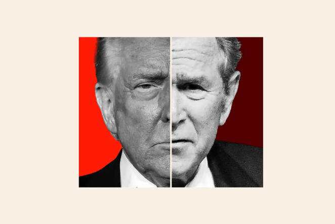 特朗普终于活成自己讨厌的样子了?美媒称他变成了小布什