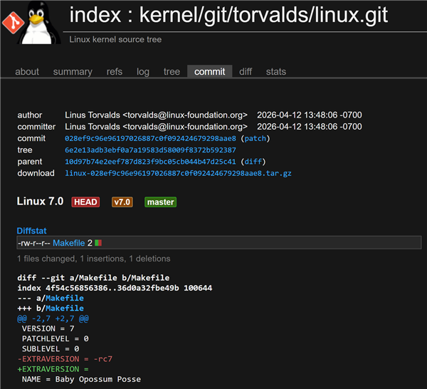 Linux 7.0重磅发布!Intel、AMD齐欢喜