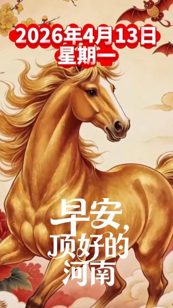 四月十三吉祥日，愿您三餐有味，四季安康，一路少一些烦恼，多一些欢笑，少一些疲惫，多一些安好，事事顺心，岁岁吉祥。#早安顶好的河南