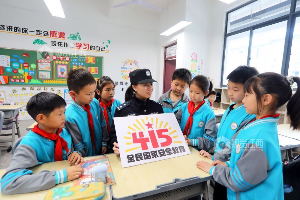 江西分宜:国家安全教育进课堂(图)