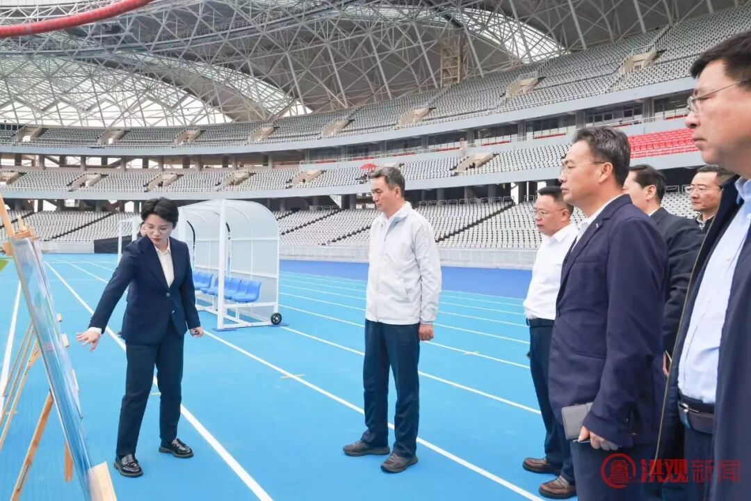 李红军调研检查2026年“赣超”南昌队主场赛事准备情况(图1)