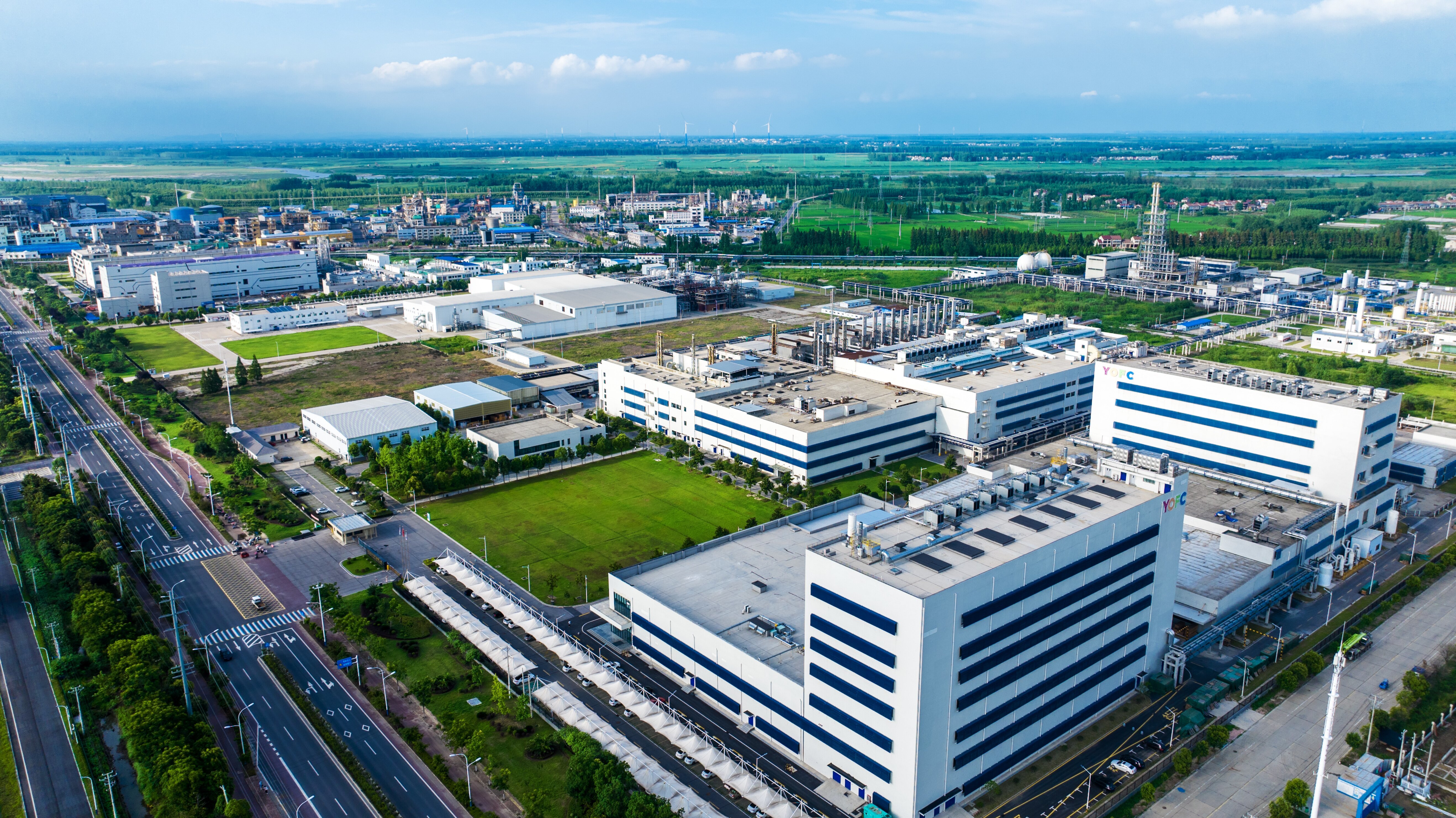 长飞光纤鸟瞰图