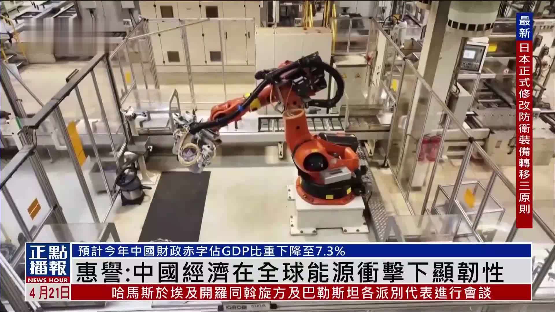 评级机构惠誉：中国经济在全球能源冲击下显韧性