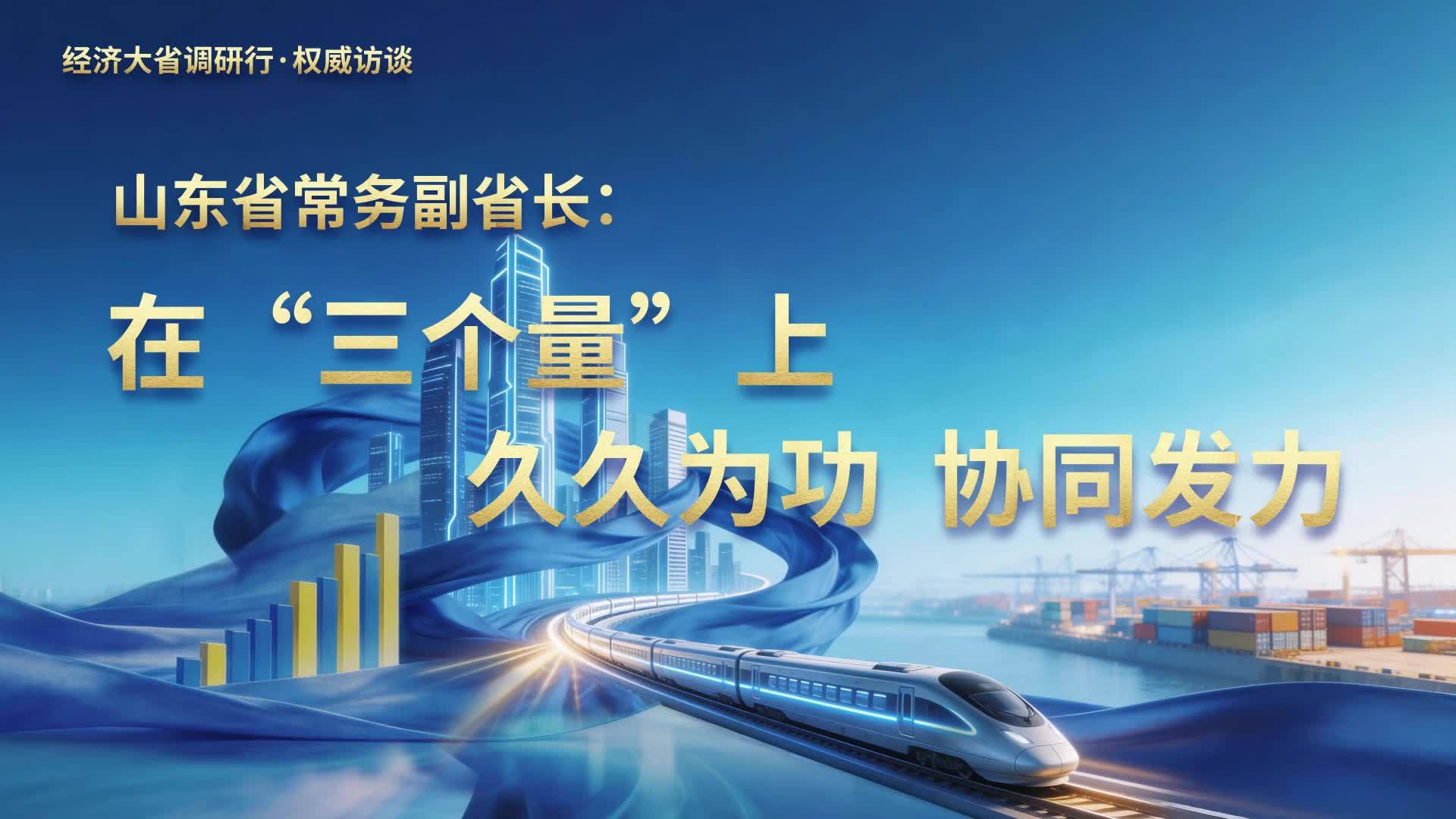 山东省常务副省长张海波：在“三个量”上久久为功、协同发力