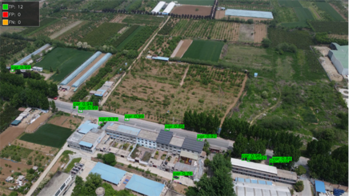 复杂环境下空对地目标感知。西工大供图