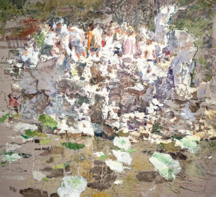 与文徵明隔世“对画”：张淳绘画作品展在无锡开幕